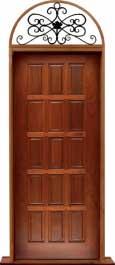 15 panel: door in frame