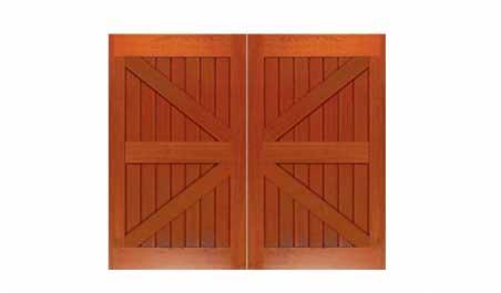 double jumbo barn door: doors only