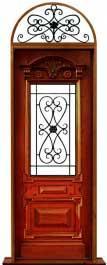 chateau iron: door in frame