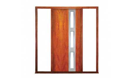 zeta: single door +  two fixed glass
